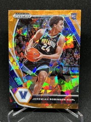 2021 Prizm Draft Picks Orange Cracked Ice #43 Jeremiah Robinson-Earl RC
